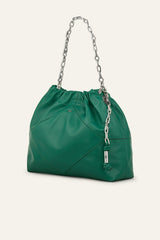 Leather Tote Bag June Green - ba&sh on sale