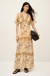 Alia Dress Jaune - ba&sh on sale