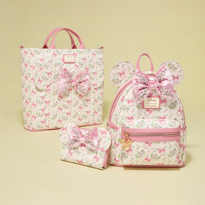 Loungefly Minnie Mouse Floral All-Over Print Mini Backpack