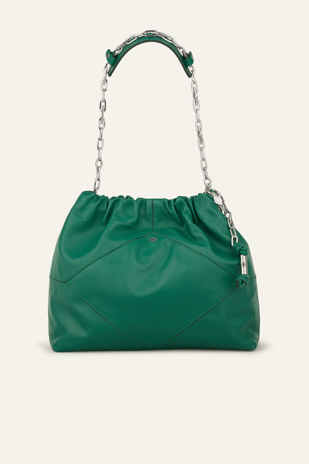 Leather Tote Bag June Green - ba&sh on sale