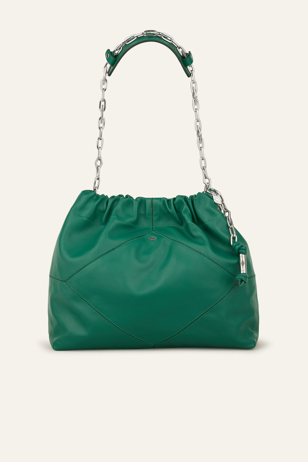 Leather Tote Bag June Green - ba&sh on sale