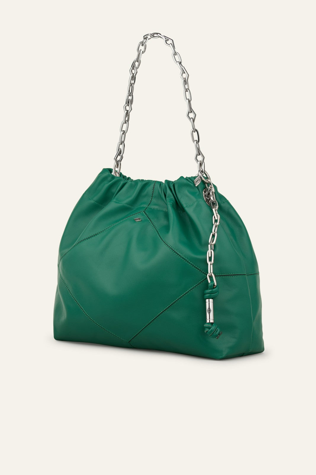 Leather Tote Bag June Green - ba&sh on sale